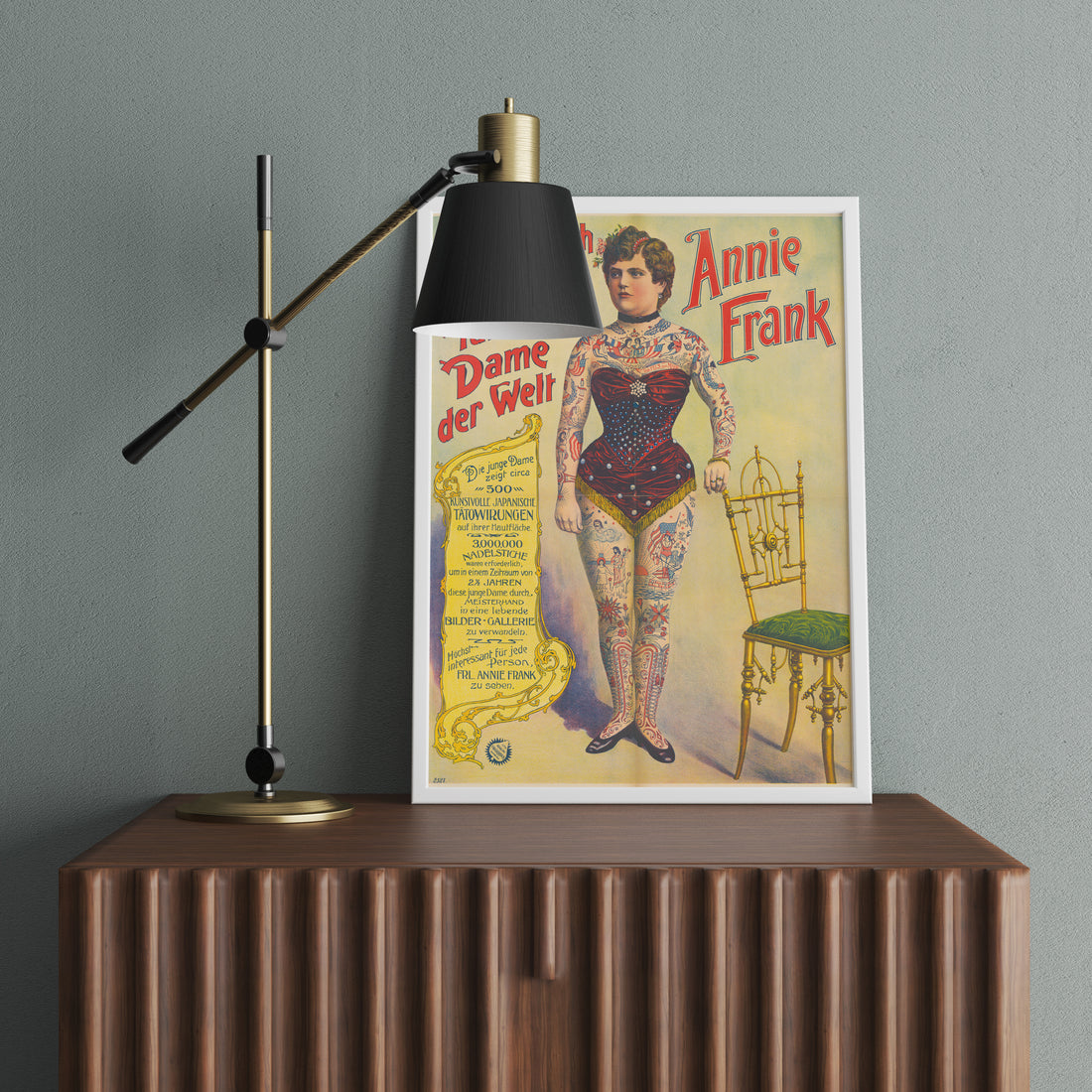 Vintage Annie Frank Poster Print