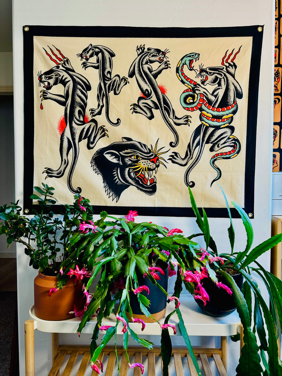 Owen Jensen Panther Tapestry