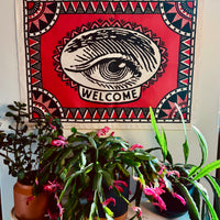 Welcome Eye Tapestry