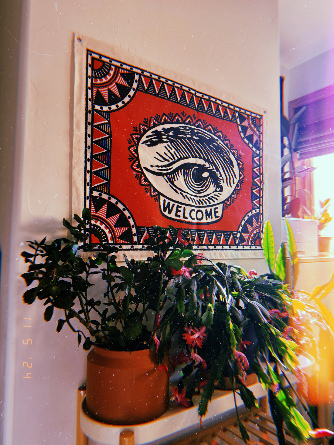 Welcome Eye Tapestry