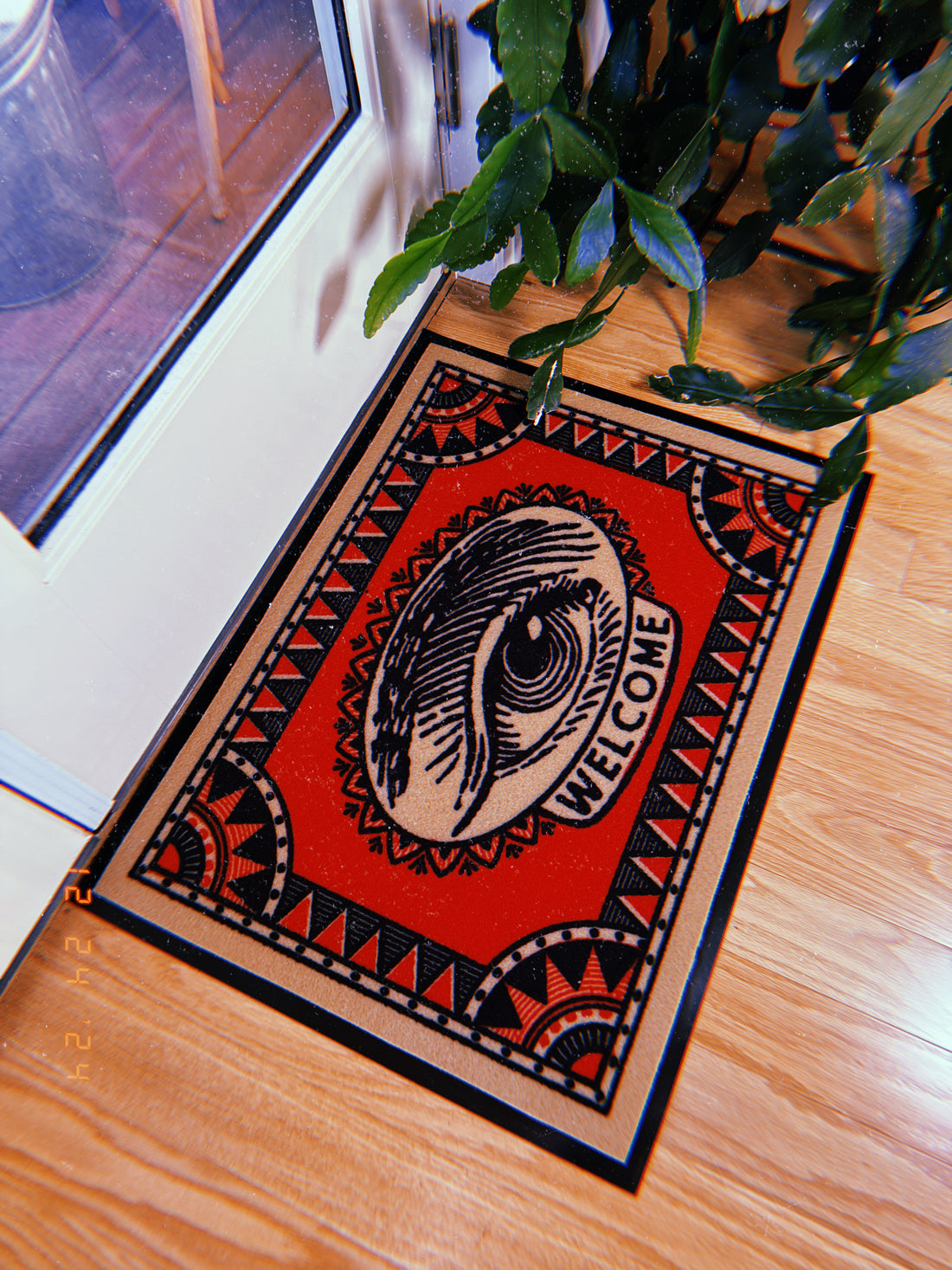 WELCOME EYE DOORMAT