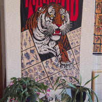 Tattoo Tiger Tapestry