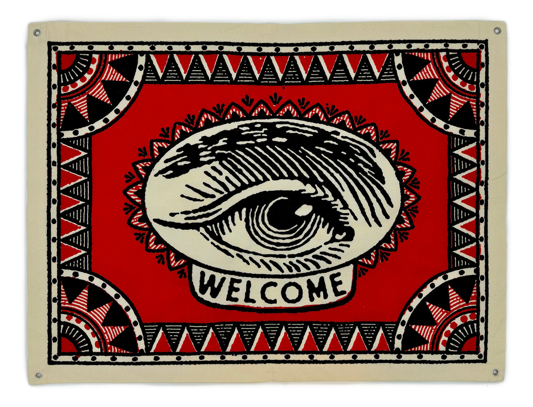 Welcome Eye Tapestry