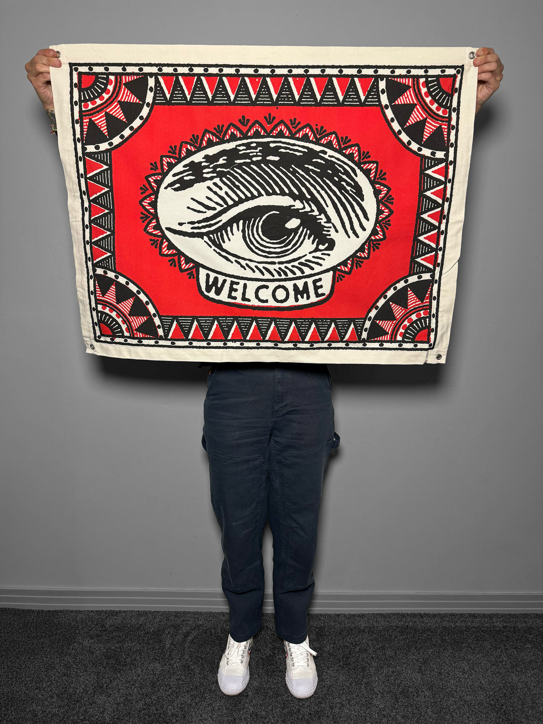 Welcome Eye Tapestry