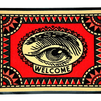 WELCOME EYE DOORMAT