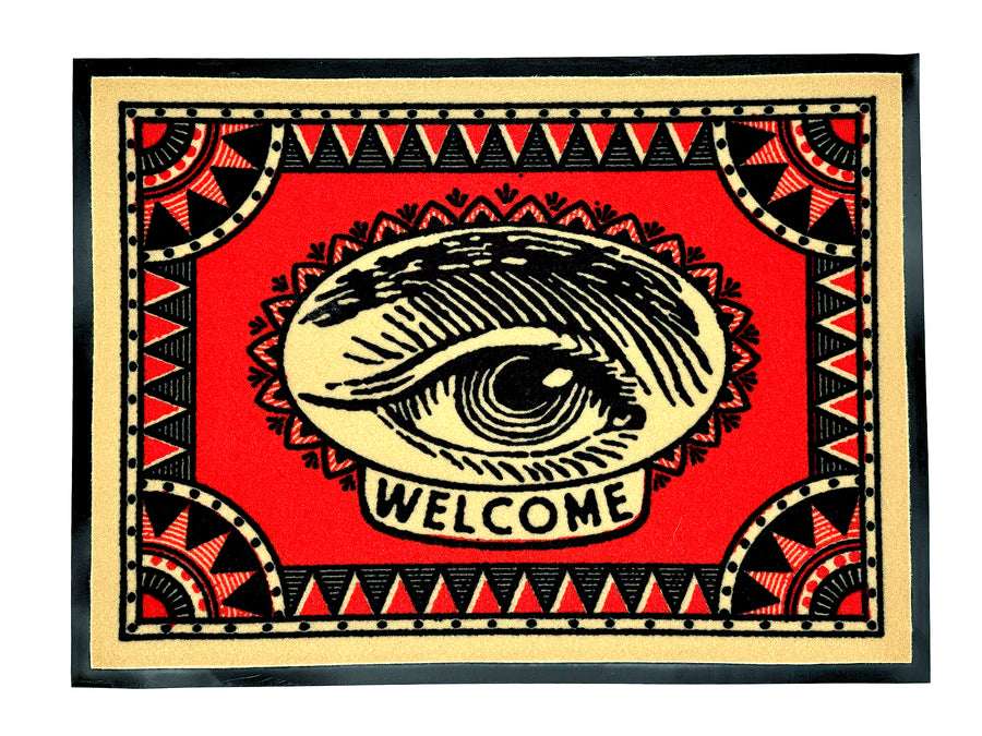 WELCOME EYE DOORMAT