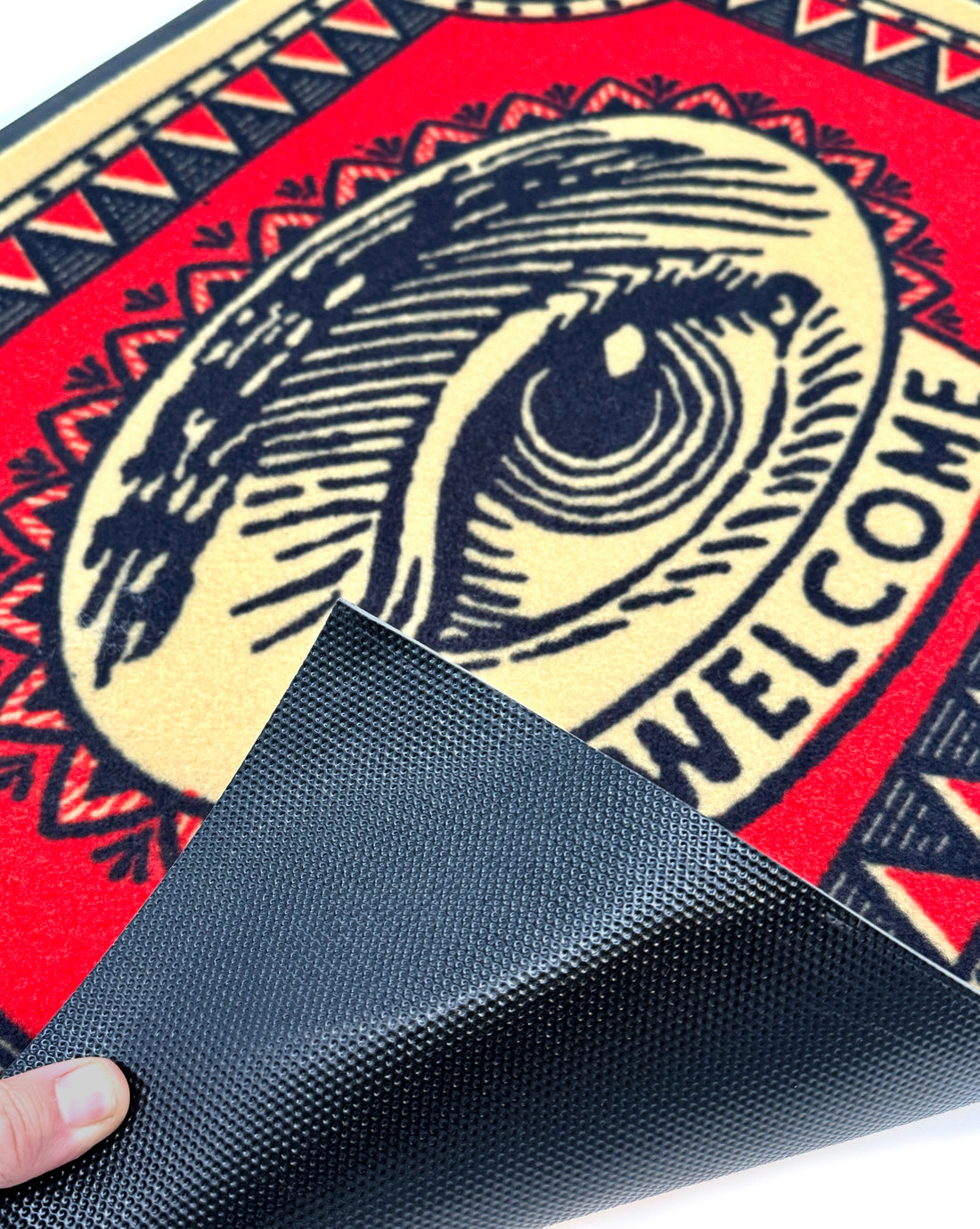 WELCOME EYE DOORMAT