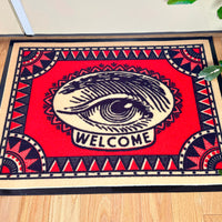 WELCOME EYE DOORMAT