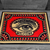 WELCOME EYE DOORMAT