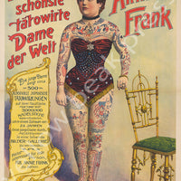 Vintage Annie Frank Poster Print